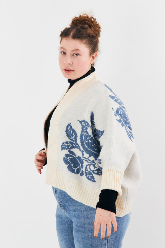 Pecan cardigan - Blue