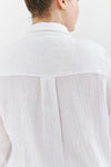 Olive shirt - White