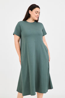  Sunrise dress - Jade green