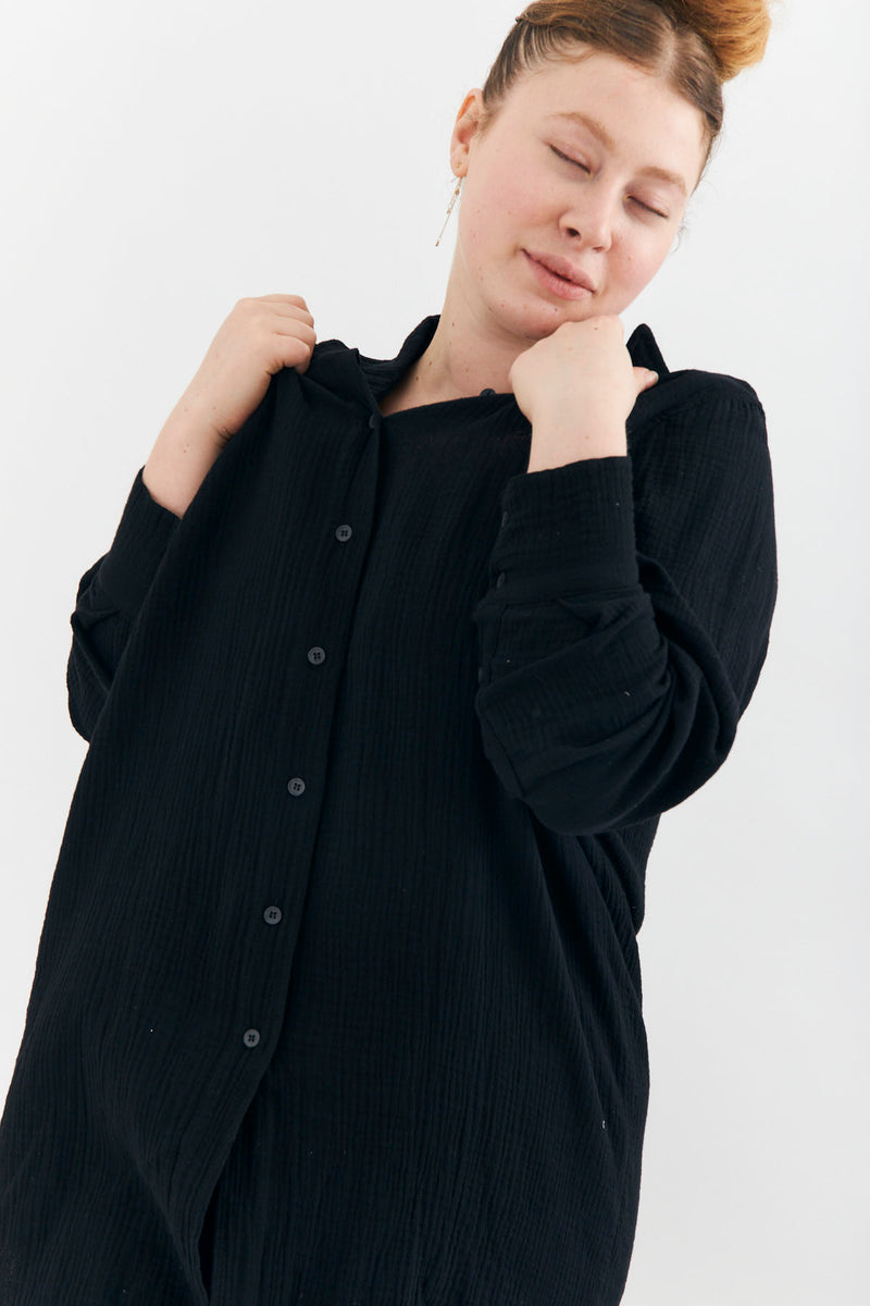Olive shirt - Black