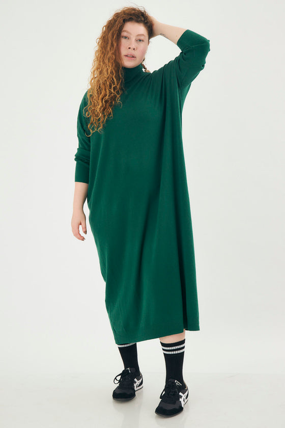 Almond Dress - Green
