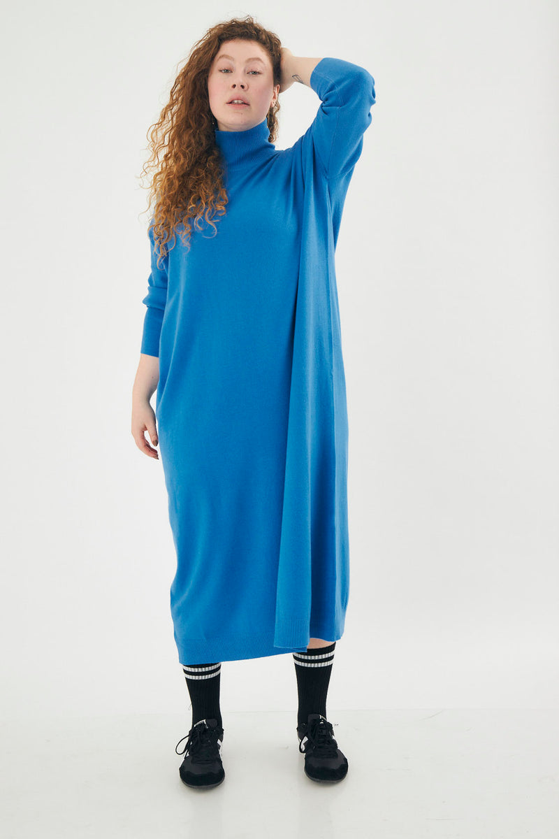 Almond Dress - Blue