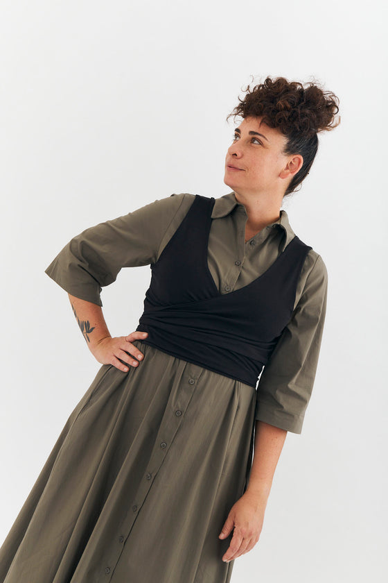 Fig dress - Olive
