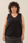 Vivi rib top - Black