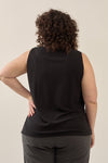 Vivi rib top - Black