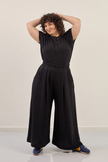  Flow waffle pants - Black