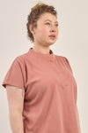 Vintage waffle shirt - Pink