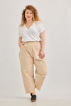 Plum cargo pants - Sand