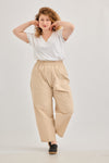 Plum cargo pants - Sand