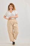 Plum cargo pants - Sand