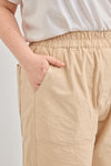 Plum cargo pants - Sand