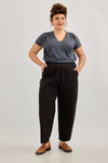 Plum cargo pants - Black