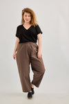 Plum cargo pants - Brown