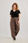 Plum cargo pants - Brown