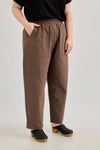 Plum cargo pants - Brown