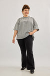 Emilie top - White & Grey
