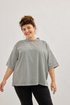 Emilie top - White & Grey