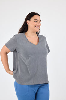  Noga top - Washed grey