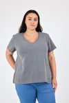 Noga top - Washed grey