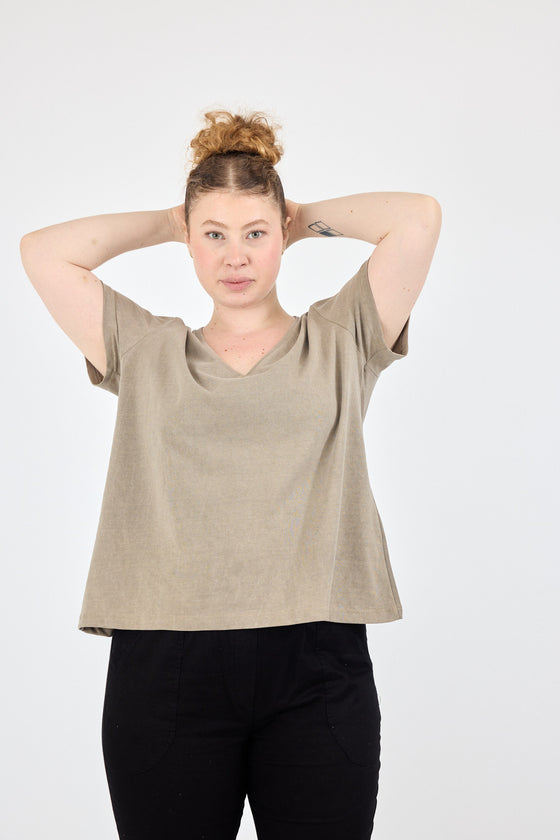 Noga top - Washed Sand