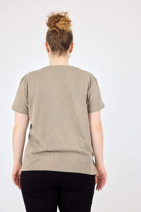 Noga top - Washed Sand