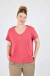 Noga top - Washed Red