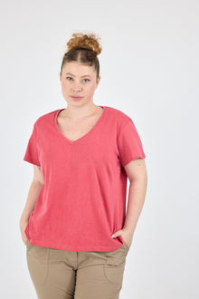  Noga top - Washed Red