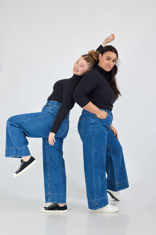  203 - The wide leg jeans - Blue