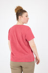 Noga top - Washed Red