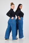 203 - The wide leg jeans - Blue