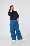 203 - The wide leg jeans - Blue