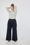 203 - The wide leg jeans - Washed black