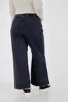 203 - The wide leg jeans - Washed black