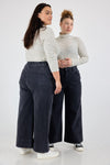 203 - The wide leg jeans - Washed black