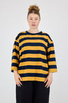 Kelly Top - Navy & Mustard