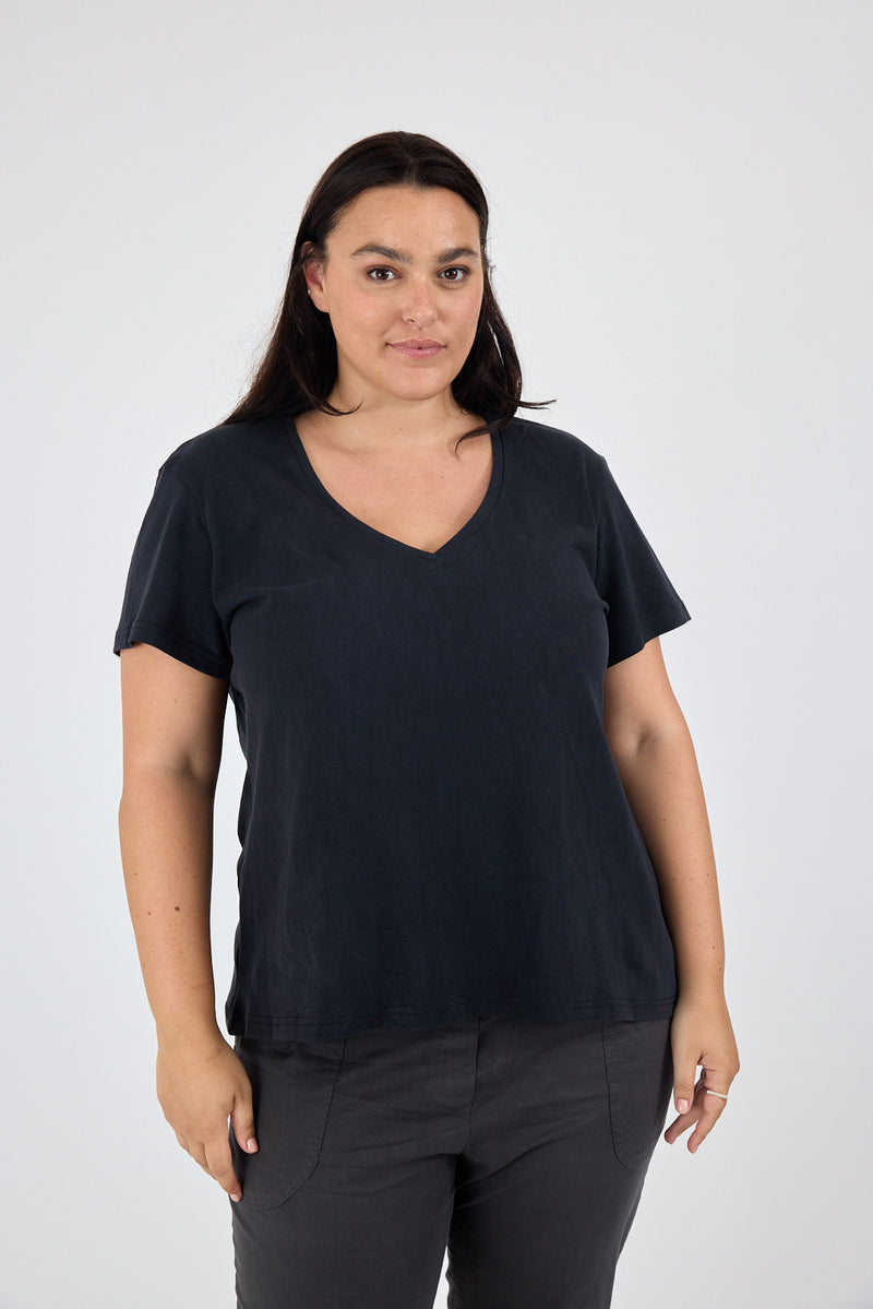 Noga top - Washed Black