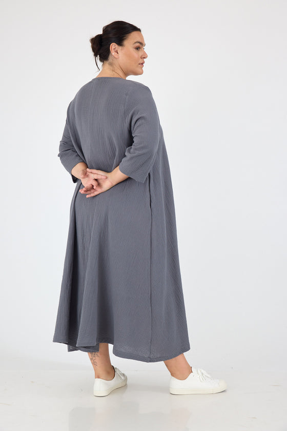 Dune fall dress - Grey