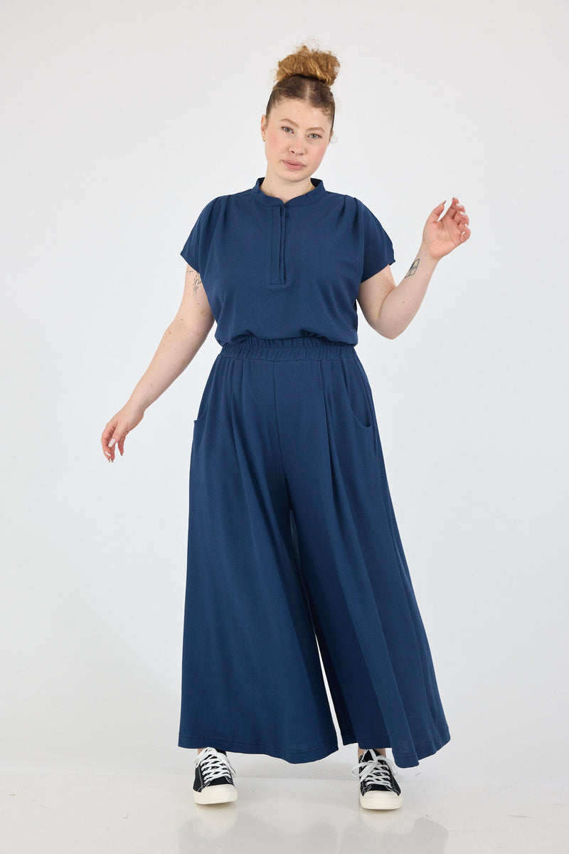 Soft flow pants - Navy