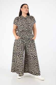  Soft flow pants - Leopard