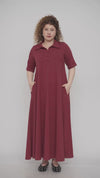 Angel dress - Wine
