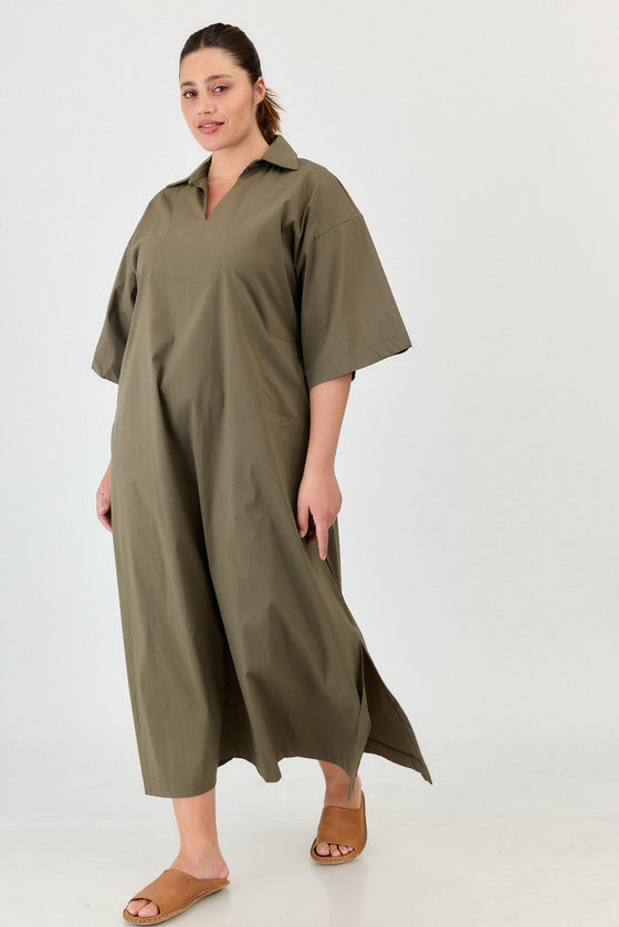 Mars dress - Olive