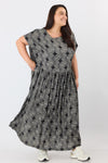 Nina Dress - Black pattern