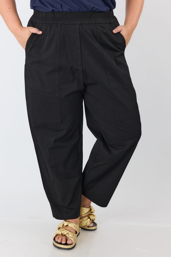 Plum cargo pants - Black