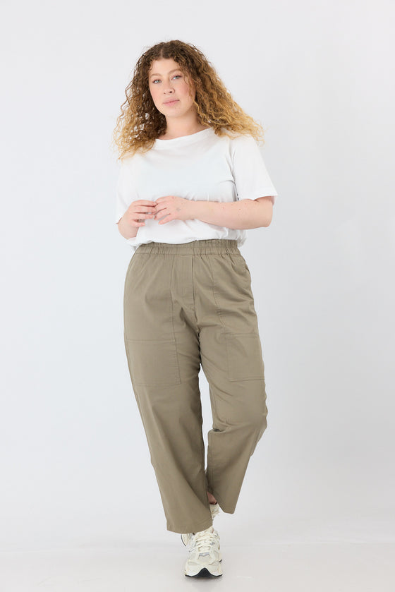 Plum cargo pants - Olive