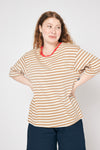 Gravity top - Moca stripes
