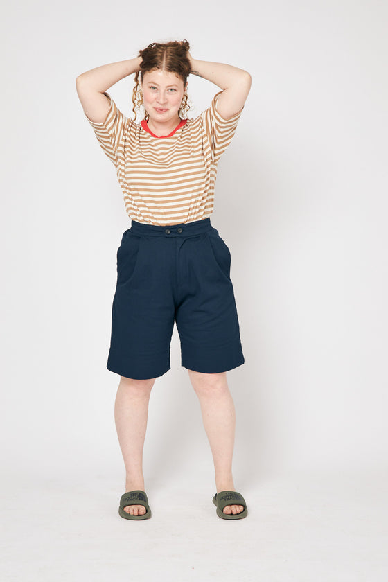 Gravity top - Moca stripes