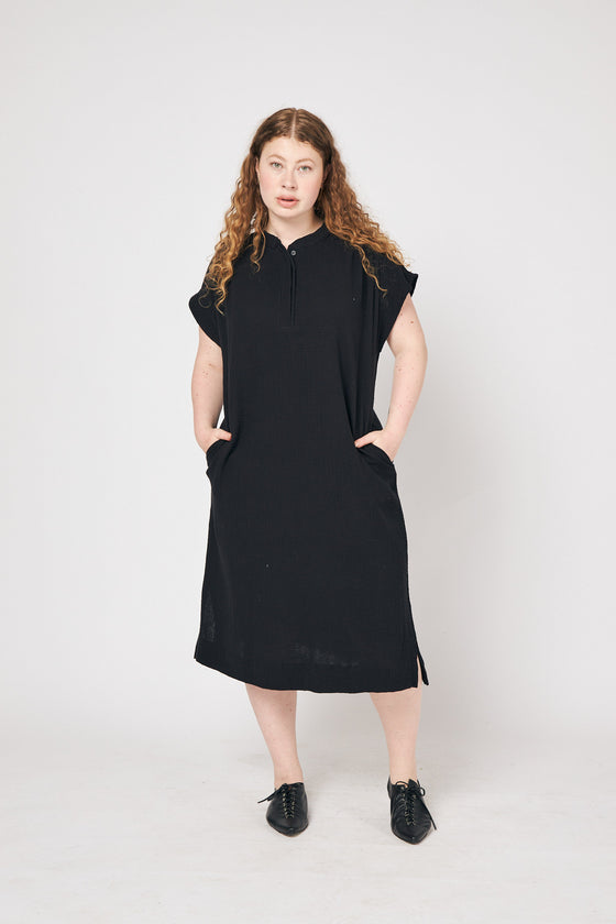 Vintage dress Tetra - Black