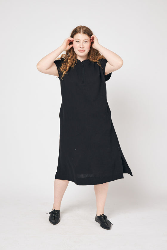 Vintage dress Tetra - Black