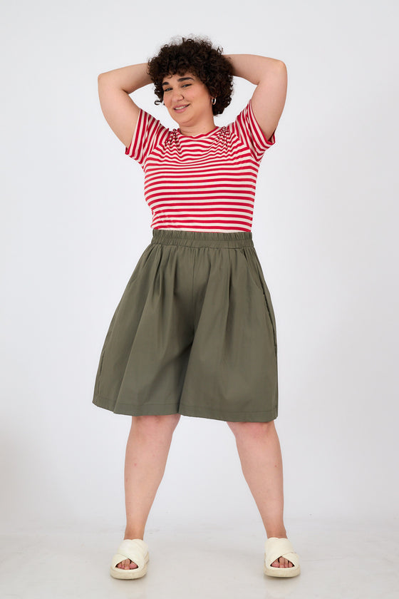 Lili top - Red stripes