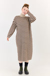 Clover dress - Sand & Brown